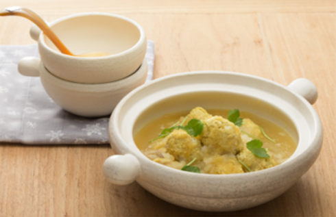 カレー風味の鶏つくね