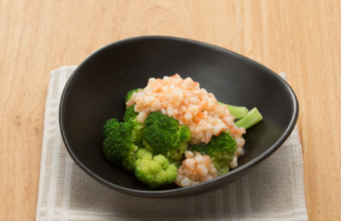 ブロッコリーのえびあんかけ