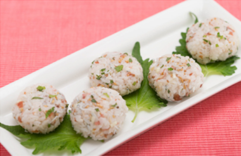 梅しらすの手まりずし