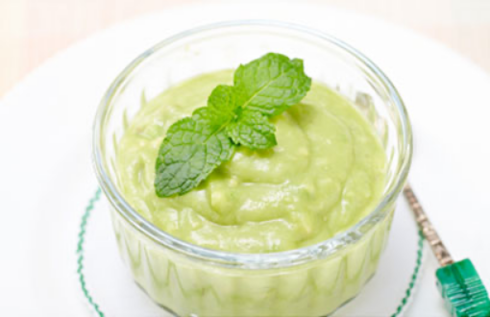 アボカドの甘酒ヨーグルトムース