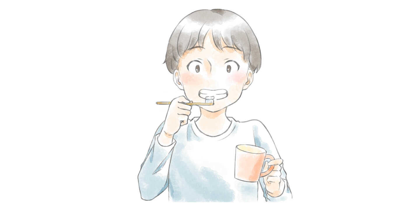 2.歯みがきのポイント 本人がみがく場合 2.歯みがきのポイント 本人がみがく場合