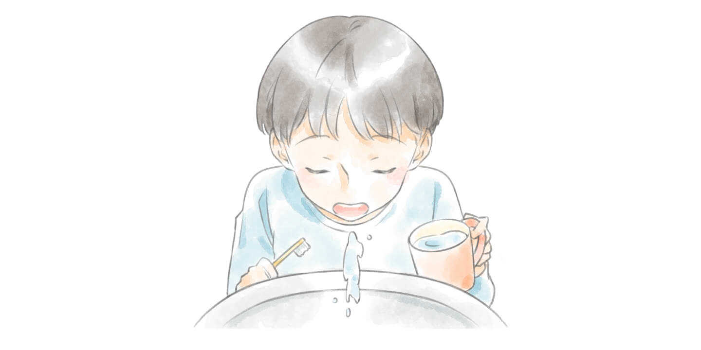 2.歯みがきのポイント 本人がみがく場合 2.歯みがきのポイント 本人がみがく場合