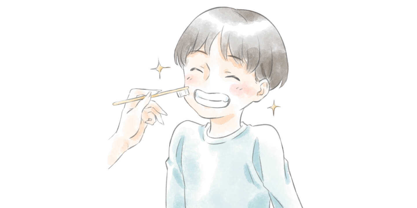 2.歯みがきのポイント 本人がみがく場合 2.歯みがきのポイント 本人がみがく場合