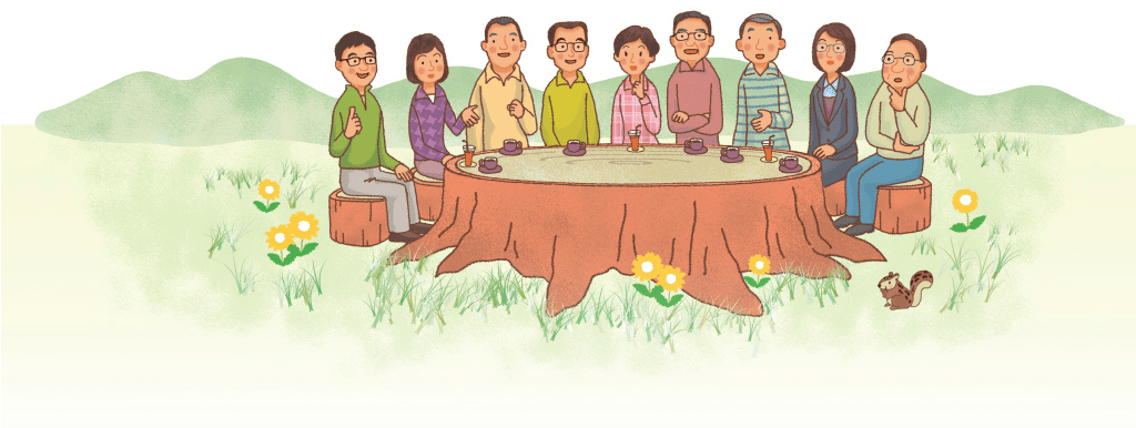 話しているイメージ