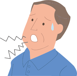 イラスト：⼝内乾燥