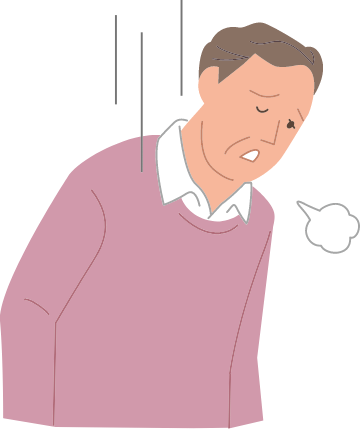 イラスト：からだがだるい