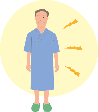 イラスト：プルヴィクトの投与後の注意事項