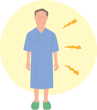 イラスト：プルヴィクトの投与後の注意事項