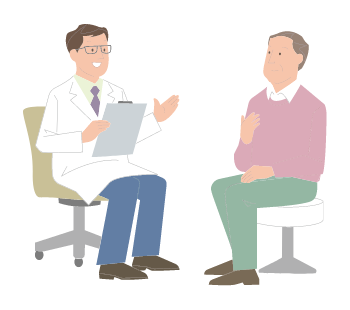 イラスト：一人で悩まず相談しましょう