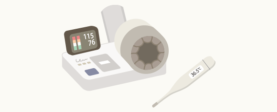血圧計と体温計