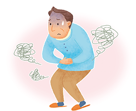 下痢症状イメージ