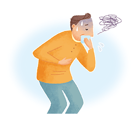 吐き気症状イメージ